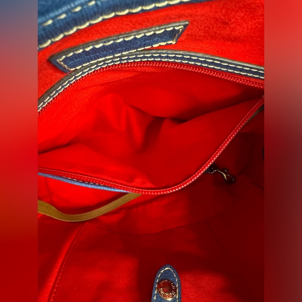 💖 #214 Dooney & Bourke Zip Zip Saffiano Satchel Shoulder Bag - Picture 12 of 16
